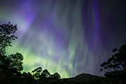 Southern lights, Kunanyi